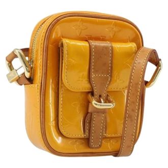 Louis Vuitton Pre-owned Patent Leather Shoulder Bag - Dames - Pre-owned - Geel - Maat: ONE Size Leer