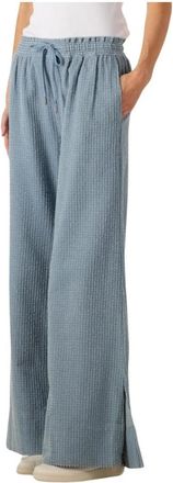 Another Label Wijde Denim Jeans Noortje - Dames - Wijde Broeken - Blauw - XS - Denim - Broeken