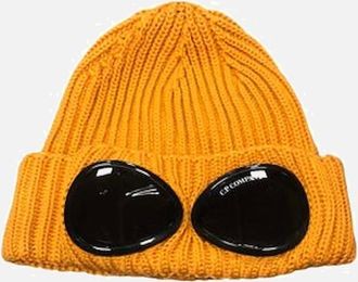 C.P. Company Mens Goggle Beanie - Desert Sun - Orange