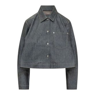 J.W.Anderson Dames, Blouses & Shirts, Blauw, Maat: S Katoen