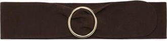 Mango Obi Suede Belt in Chocolate at Nordstrom, Size Medium
