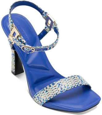 Karl Lagerfeld Cybil Ankle Strap Sandal in Blue Multi at Nordstrom, Size 7.5