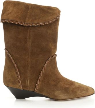 Isabel Marant Edoa Boots - Dames - Cowboylaarzen - Bruin - 36 EU - Leer - Schoenen