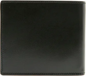Saint Laurent Logo-Embossed Leather Wallet - Black