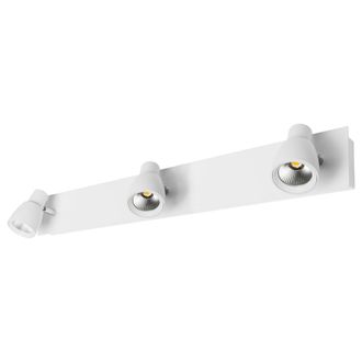 Sulion Aplique de pared led con 3 focos en blanco