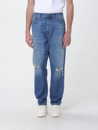 Dondup Jeans a gamba larga in denim distressed