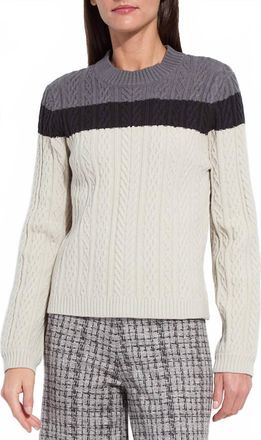 Lyss&eacute; Gabriel Cozy Sweater In Apres Ski Texture