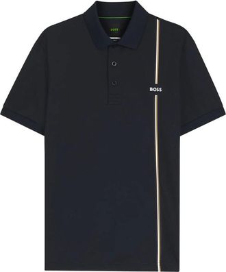 HUGO BOSS Toc Game 3 Striped Short-sleeve Polo Shirt