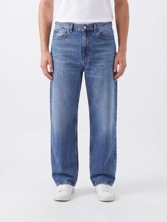 Carhartt Work in Progress Jeans Payson a gamba larga in denim di cotone riciclato