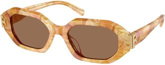 Tory Burch TY7234U 207473 Womens Sunglasses Orange Size 51