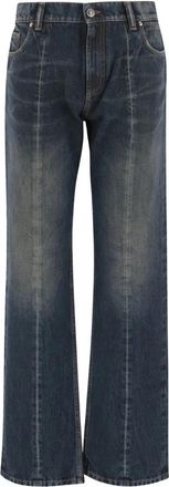 Versace Straight Jeans - Dames - Regular Fit Jeans - Blauw - W28 - Katoen - Jeans