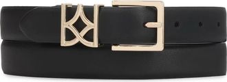 Kazar Perkins Riem - Dames - Riemen - Zwart - 90 CM - Leer - Accessoires