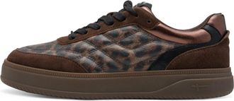 Tamaris Sneaker - Dames - Sneakers - Bruin - 38 EU - Leer - Schoenen