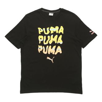 Puma Summer Graphic T-Shirt Black 532612-51