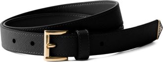 Prada Leren riem van Prada Saffiano-leer