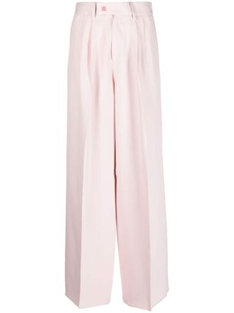 Amiri wide-leg tailored trousers - Pink