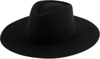Gigi Pip Dakota Wide Brim Felt Hat in Black at Nordstrom, Size X-Small