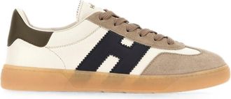 Hogan Low-Top Textured Logo Sneakers