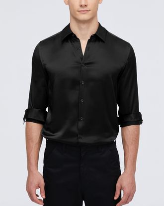LilySilk 22MM Mulberry Silk Basic Mens Shirt