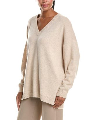 N.Peal N. PEAL Oversized V-Neck 100% Cashmere Sweater