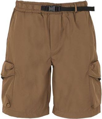 8 by YOOX NYLON BLEND BUCKLE-WAISTBAND CARGO SHORT