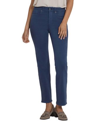 NYDJ Nydj Marilyn Vintage Navy Straight Leg Jean