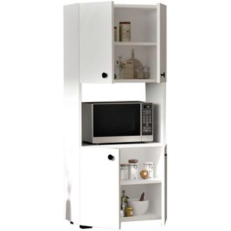 Emob Armadio, mobiletto portaoggetti, spazio di archiviazione Cabinet Bianco