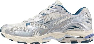 Mizuno Wave Rider 10 White Silver Blue D1GA243101