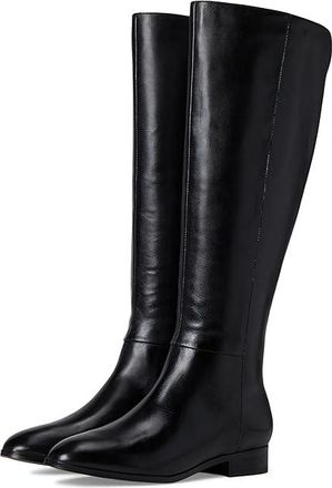 Johnston & Murphy Tinsley Riding Boots Womens Boots Black : 7.5 M, Leather