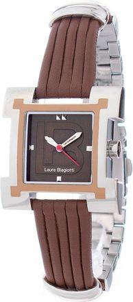 Laura Biagiotti Leather Lining Dress Womens Watch