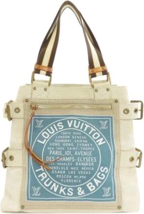 Louis Vuitton Pre-owned Tote Bags, female, Beige, Size: ONE SIZE Pre-owned Vintage Tote Bag