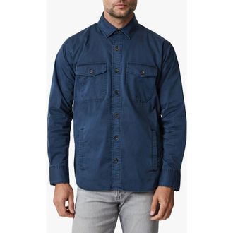 34 Heritage Denim Overshirt in Dark Blue at Nordstrom, Size Xx-Large
