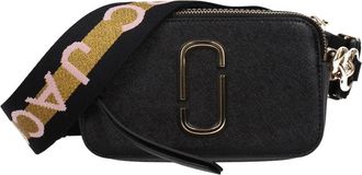 Marc Jacobs Snapshot Leather Crossbody Bag - Dames - Schoudertassen - Zwart - ONE Size - Leer - Tassen