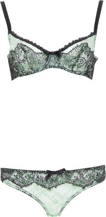 Agent Provocateur Lace Bow Bra Panty Set