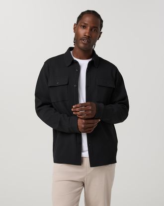 Vuori Clothing Tech Waffle Shirt Jacket | Black | Medium