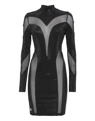Philipp Plein Mini Dress with Crystals