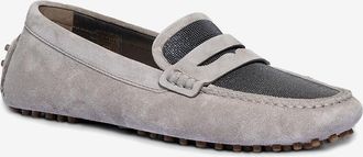 Brunello Cucinelli Wildleder-Mokassins mit Monile