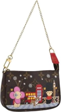 Louis Vuitton Pre-owned Mini Bags, female, Brown, Size: ONE SIZE Pre-owned Accessory Pouch