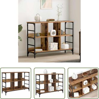 vidaXL vidaXL Credenza in legno ingegnerizzato - Credenza Legno vecchio 102 x 32 x 73,5 cm
