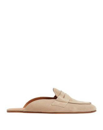 8 by YOOX SUEDE LEATHER PENNY MULES
