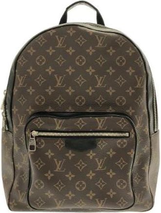 Louis Vuitton Tweedehands Canvas Louis Vuitton tassen - Dames - Vintage Rugzakken - Bruin - ONE Size - Vintage