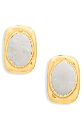 Bracha Coraline Mother-of-Pearl Drop Earrings in Gold at Nordstrom
