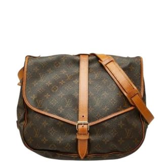 Louis Vuitton Pre-owned Cross Body Bags, female, Brown, Size: ONE SIZE Pre-owned Vintage Shoulder Bag
