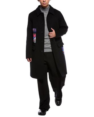 Valentino Cappotto Wool Vaporwave Coat