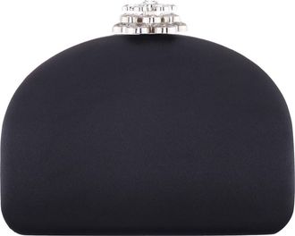 Nina Nivi Frame Clutch in Black at Nordstrom