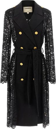 L'agence Dames, Mantels, Zwart, Maat: XS Katoen