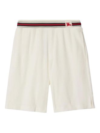 Burberry elasticated-waistband shorts - White