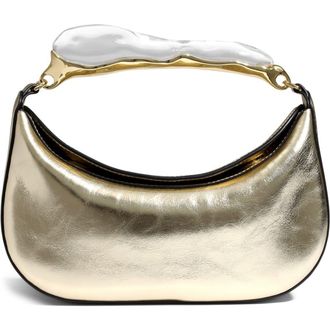 Alexis Bittar Water Stone Top Handle Bag in Soft Gold at Nordstrom
