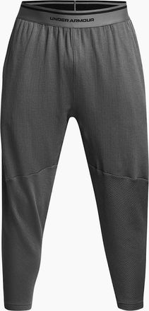 Under Armour Mens Ribbed Joggers with Open Hem - Grey - Size: 32/30/31