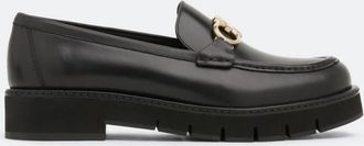 Ferragamo Rolo Gancini Loafers, Size 10.5 C